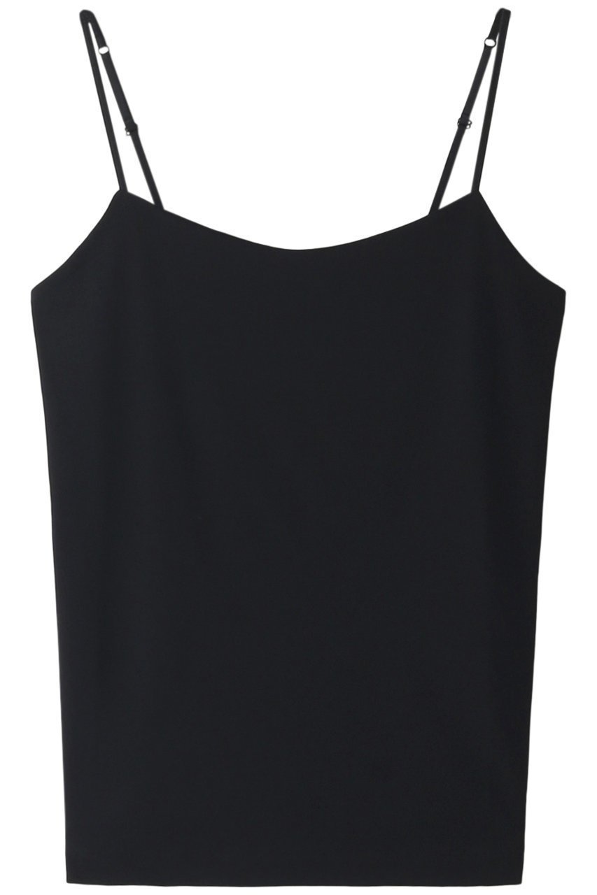 【エブール/ebure】のハイツイストスムース キャミソール インテリア・キッズ・メンズ・レディースファッション・服の通販 founy(ファニー) 　ファッション　Fashion　レディースファッション　Fashion for Women　トップス・カットソー　Cut & Sew Tops　キャミソール&ノースリーブ　Camisoles & Sleeveless Tops　シャツ・ブラウス・オフィスカジュアル　Elegant Blouses & Button-Ups　ロングTシャツ・Tシャツ　Longline T-Shirts & Tees　カットソー・ベーシックTシャツ　Cut-and-Sewn Tops / Stretch Tees & Basics　インナー　Innerwear　キャミソール　Camisole, Spaghetti Strap Top　シンプル　Simple, Minimal　ジャケット　Jacket, Outerwear　タンク　Tank Top, Sleeveless Top　定番　Standard, Basic Item　ブラック|ID: prp329100001759425 ipo3291000000036668544