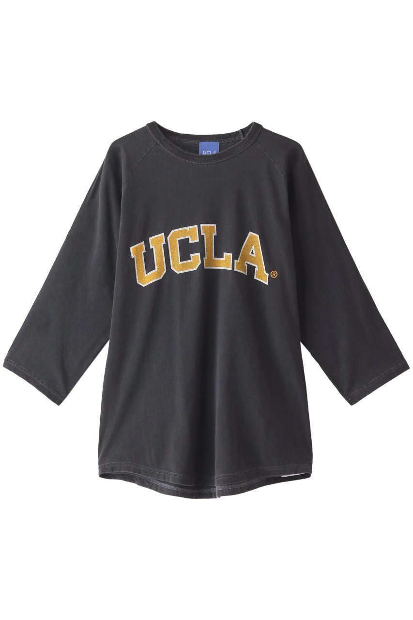 【ウィムガゼット/Whim Gazette】の【GOOD ROCK SPEED】別注UCLAラグランTシャツ インテリア・キッズ・メンズ・レディースファッション・服の通販 founy(ファニー) 　ファッション　Fashion　レディースファッション　WOMEN　トップス・カットソー　Tops/Tshirt　シャツ/ブラウス　Shirts/Blouses　ロング / Tシャツ　T-Shirts　カットソー　Cut and Sewn　ショート　Short　シンプル　Simple　スリーブ　Sleeve　フロント　Front　別注　Special Order　チャコールグレー|ID: prp329100001763214 ipo3291000000020711094