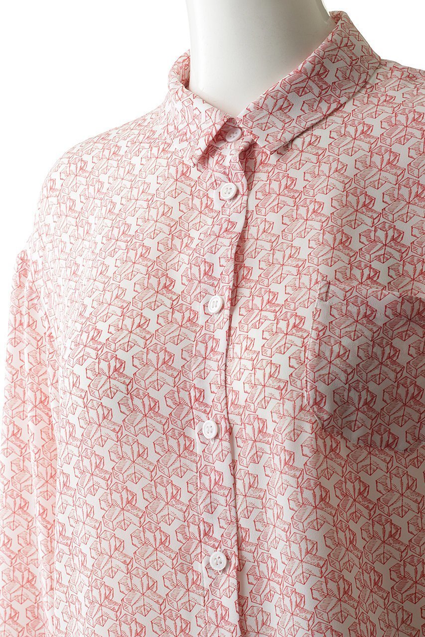 【プレインピープル/PLAIN PEOPLE】の【plainless】KIGUMIプリントブラウス 人気、トレンドファッション・服の通販 founy(ファニー) 　ファッション　Fashion　レディースファッション　Fashion for Women　トップス・カットソー　Cut & Sew Tops　シャツ・ブラウス・オフィスカジュアル　Elegant Blouses & Button-Ups　おすすめ　Recommended / Our Picks　スリーブ　Sleeve, Long Sleeve / Short Sleeve　セットアップ　Set-Up, Coordinated Outfit　プリント　Print, Printed Pattern　ロング　Long, Long-Length　エレガント 上品　Elegant　夏　Summer　春　Spring　S/S・春夏　SS, Spring/Summer, Warm Season　other-5|ID: prp329100001790491 ipo3291000000036878401