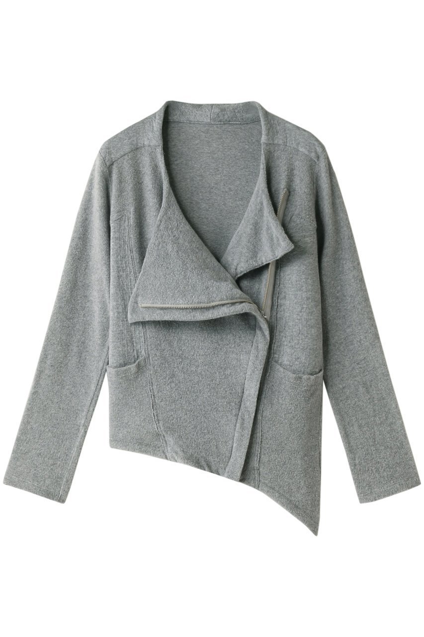 【フォーコーナーズ/+FOUR CORNERS】のコンビライダース インテリア・キッズ・メンズ・レディースファッション・服の通販 founy(ファニー) 　ファッション　Fashion　レディースファッション　Fashion for Women　アウター　Coat / Outerwear Collection　レディースジャケット・軽アウター　Jackets　ブルゾンジャケット・スポーティアウター　Blouson Jackets　ライダースジャケット / レザースタイル　Riders Jackets & Biker Style　カーディガン　Cardigan, Knitwear　ジャケット　Jacket, Outerwear　ブルゾン　Blouson, Bomber Jacket　ライダース　Riders　ライダースジャケット　Riders, Biker Jacket　リラックス　Relax, Relaxed Fit　TOPグレー|ID: prp329100001790548 ipo3291000000032958315