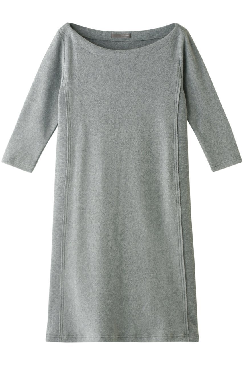 【フォーコーナーズ/+FOUR CORNERS】のコンビボートネック ワンピース 人気、トレンドファッション・服の通販 founy(ファニー) 　ファッション　Fashion　レディースファッション　Fashion for Women　ワンピース　Dresses　チュニック　Tunic Tops & Dresses　キルティング　Quilted, Quilting　シンプル　Simple, Minimal　チュニック　Tunic, Long Top　デコルテ　Décolleté, Neckline　リラックス　Relax, Relaxed Fit　 other-1|ID: prp329100001790550 ipo3291000000032894221