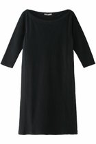 【フォーコーナーズ/+FOUR CORNERS】のコンビボートネック ワンピース 人気、トレンドファッション・服の通販 founy(ファニー) ファッション Fashion レディースファッション Fashion for Women ワンピース Dresses チュニック Tunic Tops & Dresses キルティング Quilted, Quilting シンプル Simple, Minimal チュニック Tunic, Long Top デコルテ Décolleté, Neckline リラックス Relax, Relaxed Fit thumbnail ブラック|ID: prp329100001790550 ipo3291000000035366047