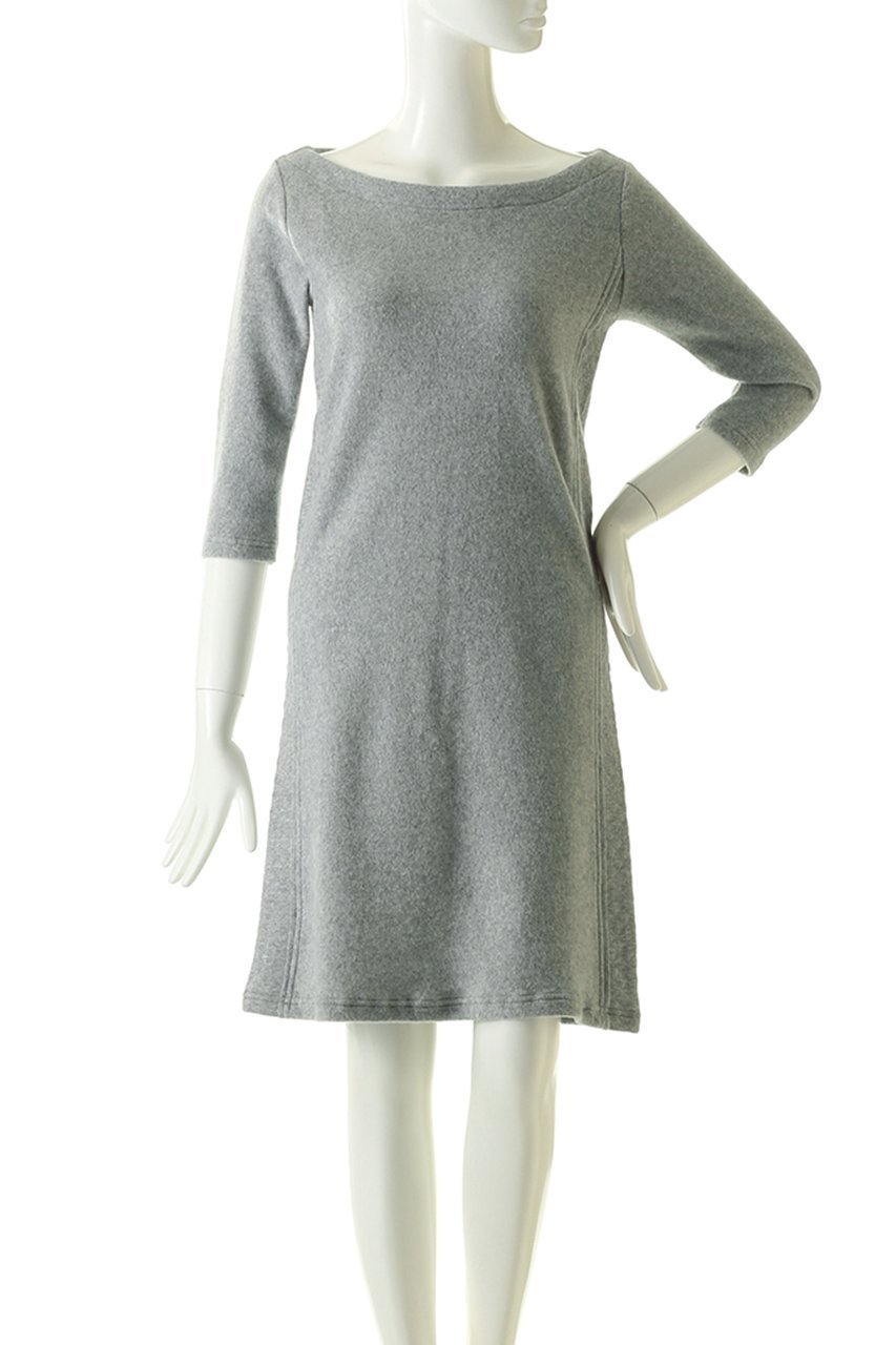 【フォーコーナーズ/+FOUR CORNERS】のコンビボートネック ワンピース 人気、トレンドファッション・服の通販 founy(ファニー) 　ファッション　Fashion　レディースファッション　Fashion for Women　ワンピース　Dresses　チュニック　Tunic Tops & Dresses　キルティング　Quilted, Quilting　シンプル　Simple, Minimal　チュニック　Tunic, Long Top　デコルテ　Décolleté, Neckline　リラックス　Relax, Relaxed Fit　other-2|ID: prp329100001790550 ipo3291000000035746670