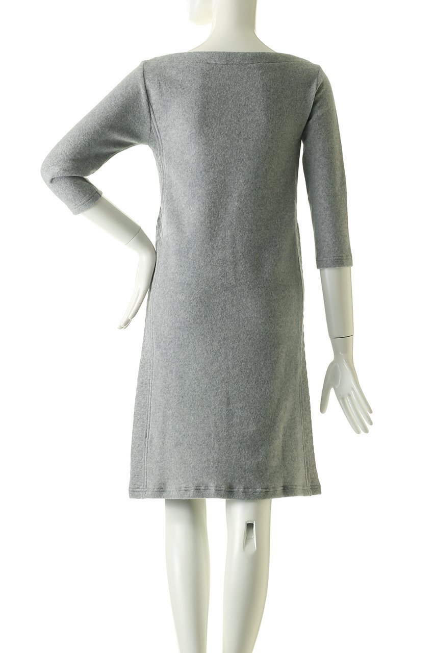 【フォーコーナーズ/+FOUR CORNERS】のコンビボートネック ワンピース 人気、トレンドファッション・服の通販 founy(ファニー) 　ファッション　Fashion　レディースファッション　Fashion for Women　ワンピース　Dresses　チュニック　Tunic Tops & Dresses　キルティング　Quilted, Quilting　シンプル　Simple, Minimal　チュニック　Tunic, Long Top　デコルテ　Décolleté, Neckline　リラックス　Relax, Relaxed Fit　other-4|ID: prp329100001790550 ipo3291000000035746675