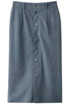 【マルティニーク/martinique】のフロントボタンタイトスカート ブルー|ID: prp329100001790569 ipo3291000000036544282