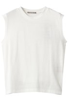 【プレインピープル/PLAIN PEOPLE】のムラ糸アーサ天竺ノースリーブTシャツ ホワイト|ID: prp329100001790804 ipo3291000000032839955