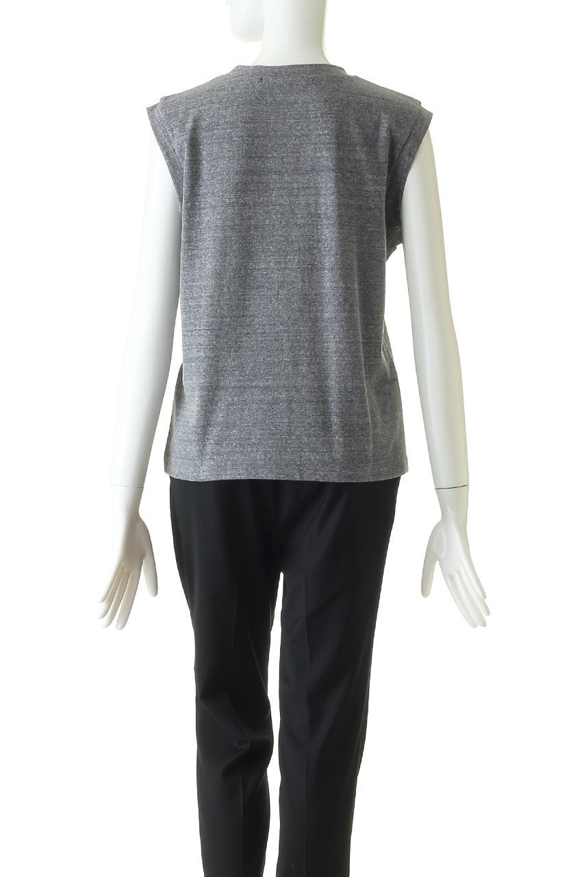 【プレインピープル/PLAIN PEOPLE】のムラ糸アーサ天竺ノースリーブTシャツ 人気、トレンドファッション・服の通販 founy(ファニー) 　ファッション　Fashion　レディースファッション　Fashion for Women　トップス・カットソー　Cut & Sew Tops　キャミソール&ノースリーブ　Camisoles & Sleeveless Tops　シャツ・ブラウス・オフィスカジュアル　Elegant Blouses & Button-Ups　ロングTシャツ・Tシャツ　Longline T-Shirts & Tees　カットソー・ベーシックTシャツ　Cut-and-Sewn Tops / Stretch Tees & Basics　キャミソール　Camisole, Spaghetti Strap Top　タンク　Tank Top, Sleeveless Top　ノースリーブ　Sleeveless, No-Sleeve　フェミニン　Feminine, Girly　ボトム　Bottoms, Lower Wear　other-4|ID: prp329100001790804 ipo3291000000032839966