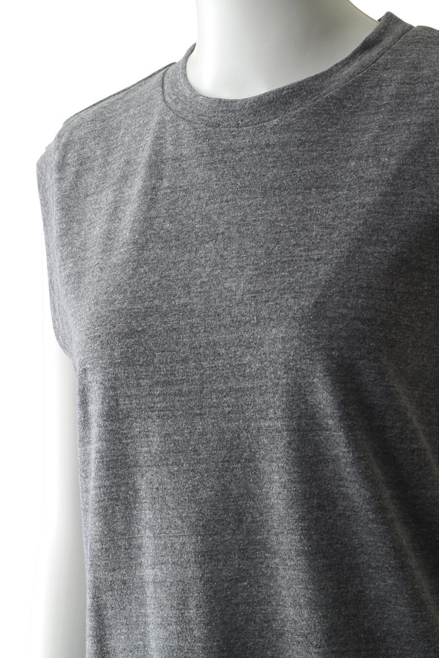 【プレインピープル/PLAIN PEOPLE】のムラ糸アーサ天竺ノースリーブTシャツ 人気、トレンドファッション・服の通販 founy(ファニー) 　ファッション　Fashion　レディースファッション　Fashion for Women　トップス・カットソー　Cut & Sew Tops　キャミソール&ノースリーブ　Camisoles & Sleeveless Tops　シャツ・ブラウス・オフィスカジュアル　Elegant Blouses & Button-Ups　ロングTシャツ・Tシャツ　Longline T-Shirts & Tees　カットソー・ベーシックTシャツ　Cut-and-Sewn Tops / Stretch Tees & Basics　キャミソール　Camisole, Spaghetti Strap Top　タンク　Tank Top, Sleeveless Top　ノースリーブ　Sleeveless, No-Sleeve　フェミニン　Feminine, Girly　ボトム　Bottoms, Lower Wear　other-5|ID: prp329100001790804 ipo3291000000032839971