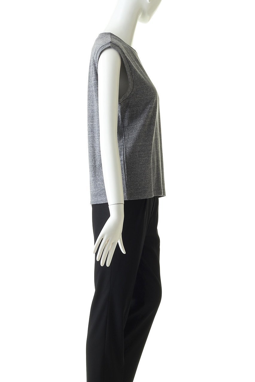【プレインピープル/PLAIN PEOPLE】のムラ糸アーサ天竺ノースリーブTシャツ 大人の最旬トレンドファッション＆コーディネート founy(ファウニー) 　ファッション　Fashion　レディースファッション　Fashion for Women　トップス・カットソー　Cut & Sew Tops　キャミソール&ノースリーブ　Camisoles & Sleeveless Tops　シャツ・ブラウス・オフィスカジュアル　Elegant Blouses & Button-Ups　ロングTシャツ・Tシャツ　Longline T-Shirts & Tees　カットソー・ベーシックTシャツ　Cut-and-Sewn Tops / Stretch Tees & Basics　キャミソール　Camisole, Spaghetti Strap Top　タンク　Tank Top, Sleeveless Top　ノースリーブ　Sleeveless, No-Sleeve　フェミニン　Feminine, Girly　ボトム　Bottoms, Lower Wear　other-3|ID: prp329100001790804 ipo3291000000036974812