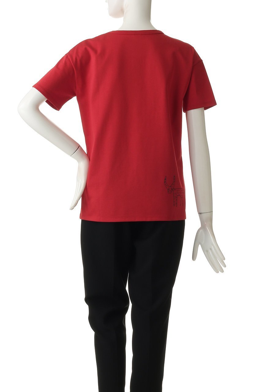 【プレインピープル/PLAIN PEOPLE】の【plainless】コットン天竺プリントTシャツ 人気、トレンドファッション・服の通販 founy(ファニー) 　ファッション　Fashion　レディースファッション　Fashion for Women　トップス・カットソー　Cut & Sew Tops　シャツ・ブラウス・オフィスカジュアル　Elegant Blouses & Button-Ups　ロングTシャツ・Tシャツ　Longline T-Shirts & Tees　カットソー・ベーシックTシャツ　Cut-and-Sewn Tops / Stretch Tees & Basics　ショート　Short, Short Length　シンプル　Simple, Minimal　スリーブ　Sleeve, Long Sleeve / Short Sleeve　プリント　Print, Printed Pattern　半袖　Short Sleeve, Half Sleeve　定番　Standard, Basic Item　other-4|ID: prp329100001808397 ipo3291000000032840765