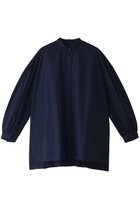 【ル フィル/LE PHIL】のライトタイプライターギャザーブラウス ネイビー|ID: prp329100001827193 ipo3291000000036402568