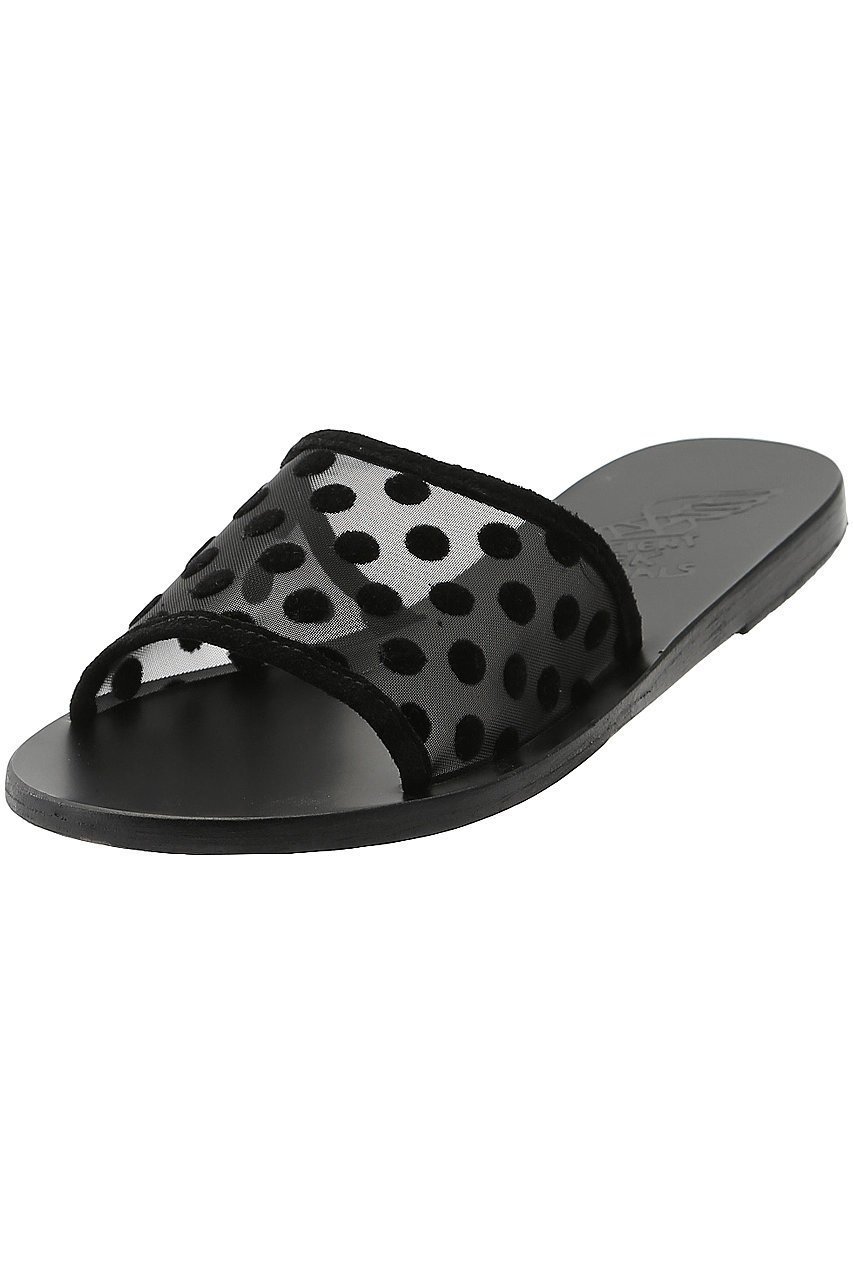 【マルティニーク/martinique】の【AncientGreekSandals】シアードットサンダル 人気、トレンドファッション・服の通販 founy(ファニー) 　ファッション　Fashion　レディースファッション　Fashion for Women　サンダル　Sandals, Summer Shoes　シアー　Sheer, See-Through　スリッパ　Slippers, Room Shoes　ドット　Polka Dot, Dot Pattern　フェミニン　Feminine, Girly　フラット　Flat, Flat Shoes　other-4|ID: prp329100001842882 ipo3291000000036106435