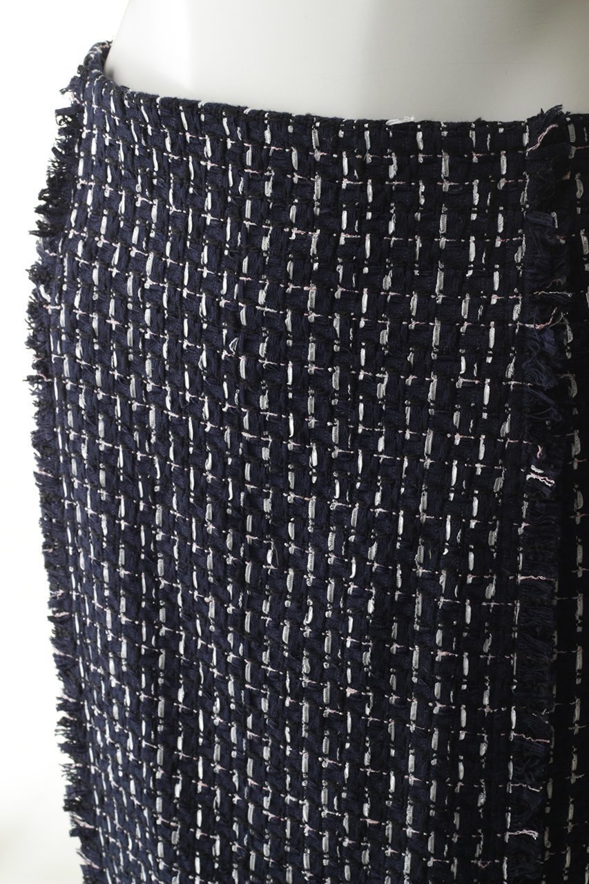 【マルティニーク/martinique】のツイードスカート 人気、トレンドファッション・服の通販 founy(ファニー) 　ファッション　Fashion　レディースファッション　WOMEN　スカート　Skirt　ジャケット　Jacket　セットアップ　Set Up　ツイード　Tweed　フリンジ　Fringe　エレガント 上品　Elegant　other-4|ID: prp329100001842885 ipo3291000000031410627