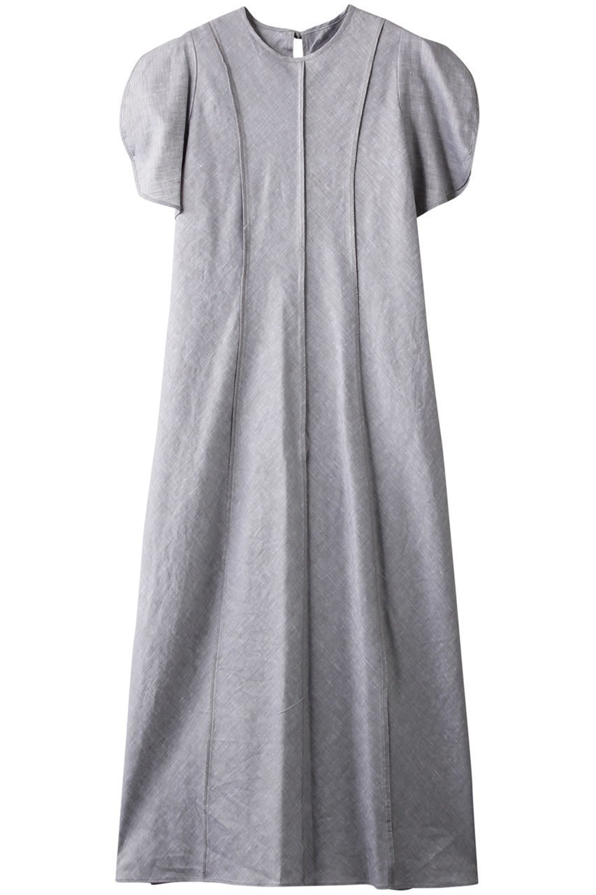 【プレインピープル/PLAIN PEOPLE】のファインリネンワンピース インテリア・キッズ・メンズ・レディースファッション・服の通販 founy(ファニー) 　ファッション　Fashion　レディースファッション　Fashion for Women　ワンピース　Dresses　チュニック　Tunic Tops & Dresses　ショルダー　Shoulder, Shoulder Strap　スリム　Slim, Slim Fit　チュニック　Tunic, Long Top　パーティ　Party, Party Style　リネン　Linen, Linen Fabric　ライトグレー|ID: prp329100001878945 ipo3291000000032904307