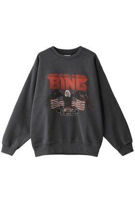 【エリオポール/heliopole】の【ANINE BING】VINTAGE BING スウェットシャツ 人気、トレンドファッション・服の通販 founy(ファニー) ファッション Fashion レディースファッション Fashion for Women トップス・カットソー Cut & Sew Tops シャツ・ブラウス・オフィスカジュアル Elegant Blouses & Button-Ups レディースパーカー・カジュアルフーディー Casual Hoodies & Sweatshirts ロングTシャツ・Tシャツ Longline T-Shirts & Tees スウェット・クルーネックトップス Sweatshirts & Crewnecks / Relaxed Fit Sweat Tops カットソー・ベーシックTシャツ Cut-and-Sewn Tops / Stretch Tees & Basics グラフィック Graphic, Graphic Design シンプル Simple, Minimal スウェット / スエット Sweatshirt, Sweatwear プリント Print, Printed Pattern ユーズド Used, Vintage-Look 人気 Popular, Best Seller |ID:prp329100001883212