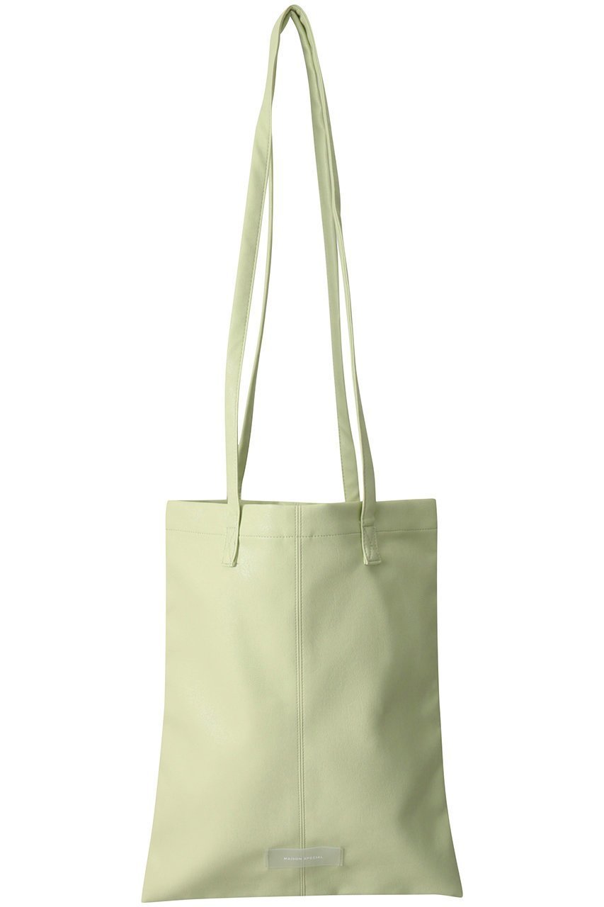 【メゾンスペシャル/MAISON SPECIAL】のフェイクレザートートバッグ インテリア・キッズ・メンズ・レディースファッション・服の通販 founy(ファニー) ファッション Fashion レディースファッション Fashion for Women バッグ Bags おすすめ Recommended / Our Picks シンプル Simple, Minimal M.GRN(ミントグリーン)|ID: prp329100001908651 ipo3291000000035105873