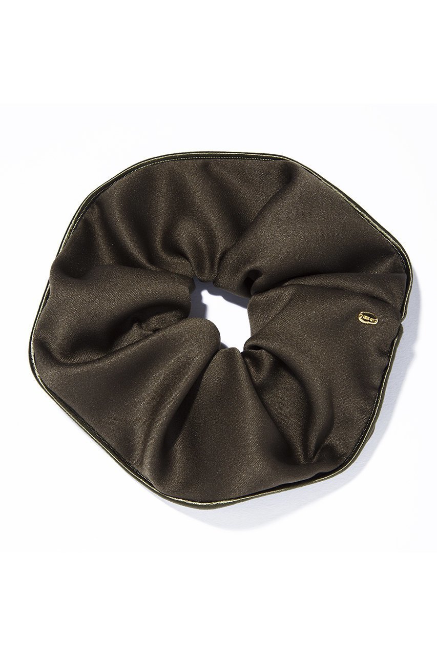 【イリスフォーセブン/IRIS 47】のlily シュシュ インテリア・キッズ・メンズ・レディースファッション・服の通販 founy(ファニー) 　ファッション　Fashion　レディースファッション　Fashion for Women　シュシュ&ヘアアクセ/ヘアアレンジ　Scrunchies & Hair Accessories　アクセサリー　Fashion Accessories　シンプル　Simple, Minimal　パイピング　Piping, Trim Design　リボン　Ribbon, Bow　エレガント 上品　Elegant　巾着　Drawstring Bag, Kinchaku　グリーン|ID: prp329100001933304 ipo3291000000032844003