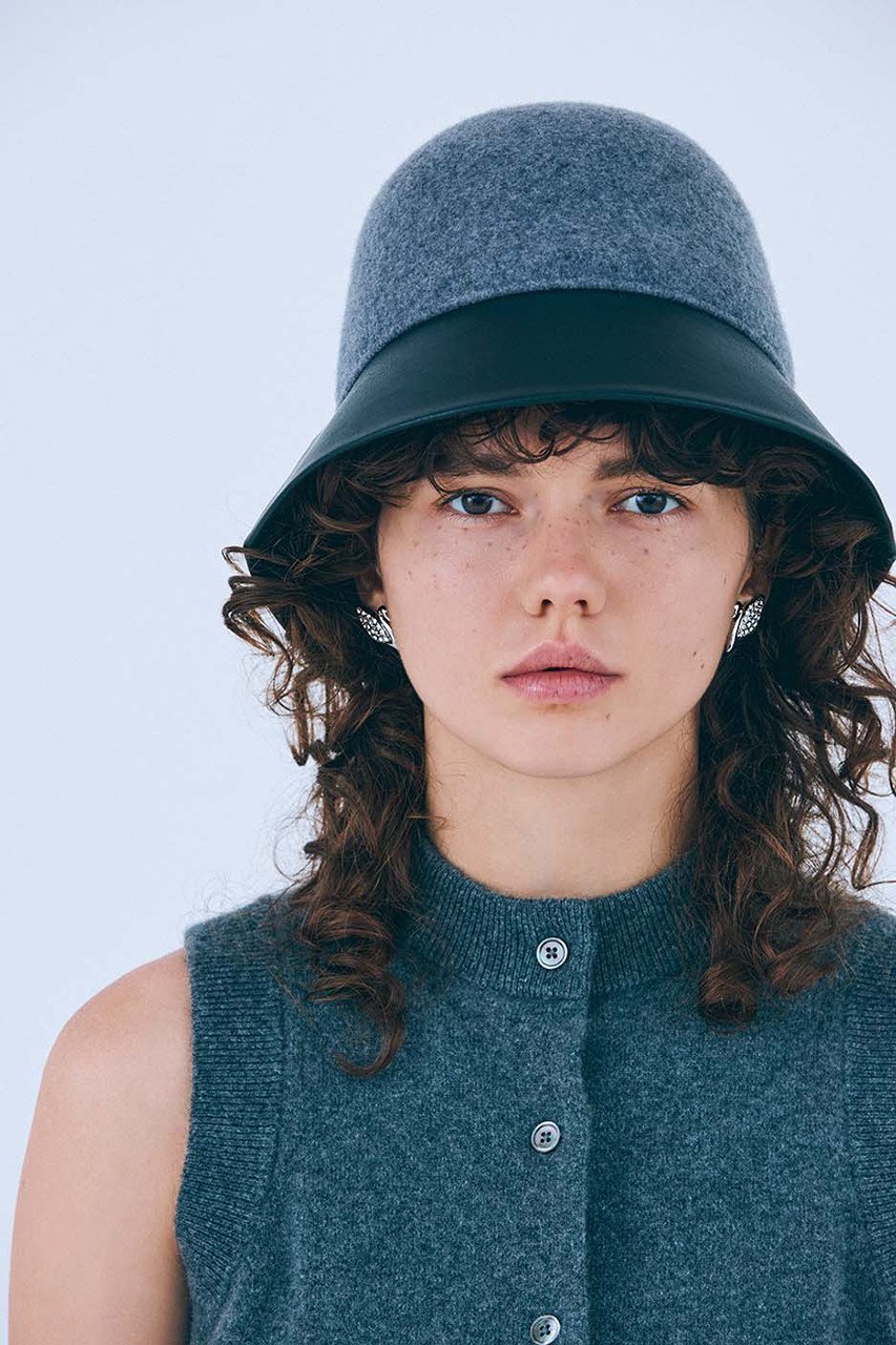 【イリスフォーセブン/IRIS 47】のshade ハット 人気、トレンドファッション・服の通販 founy(ファニー) 　ファッション　Fashion　レディースファッション　Fashion for Women　キャップ&ハット　Hats & Caps　アクセサリー　Fashion Accessories　エレガント 上品　Elegant　クラウン　Crown, Royal Motif　クラシック　Classic, Timeless Style　コレクション　Collection, Seasonal Line　フェイクレザー　Faux Leather, PU Leather　帽子　Hat, Headwear　other-2|ID: prp329100001933306 ipo3291000000032866317