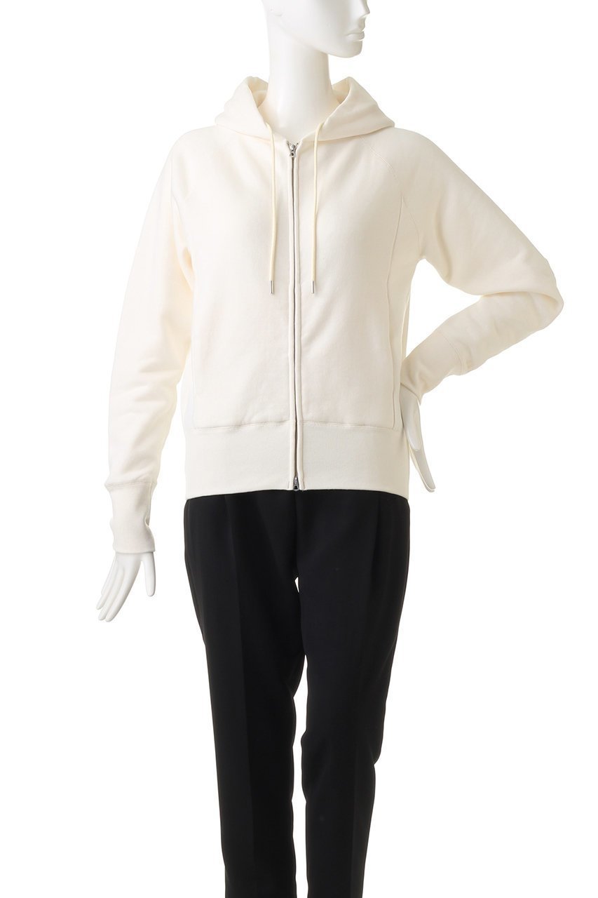 【カルナ/KALNA】の吊裏毛ジップパーカー 人気、トレンドファッション・服の通販 founy(ファニー) 　ファッション　Fashion　レディースファッション　WOMEN　トップス・カットソー　Tops/Tshirt　シャツ/ブラウス　Shirts/Blouses　パーカ　Sweats　ロング / Tシャツ　T-Shirts　スウェット　Sweat　カットソー　Cut and Sewn　シンプル　Simple　other-2|ID: prp329100001935890 ipo3291000000031433346