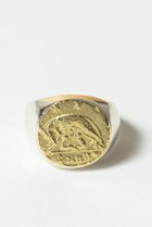【ジジ/GIGI】のRoman coin シグネットリング(Romulus and Rumus) シルバー×ゴールド|ID:prp329100001947009