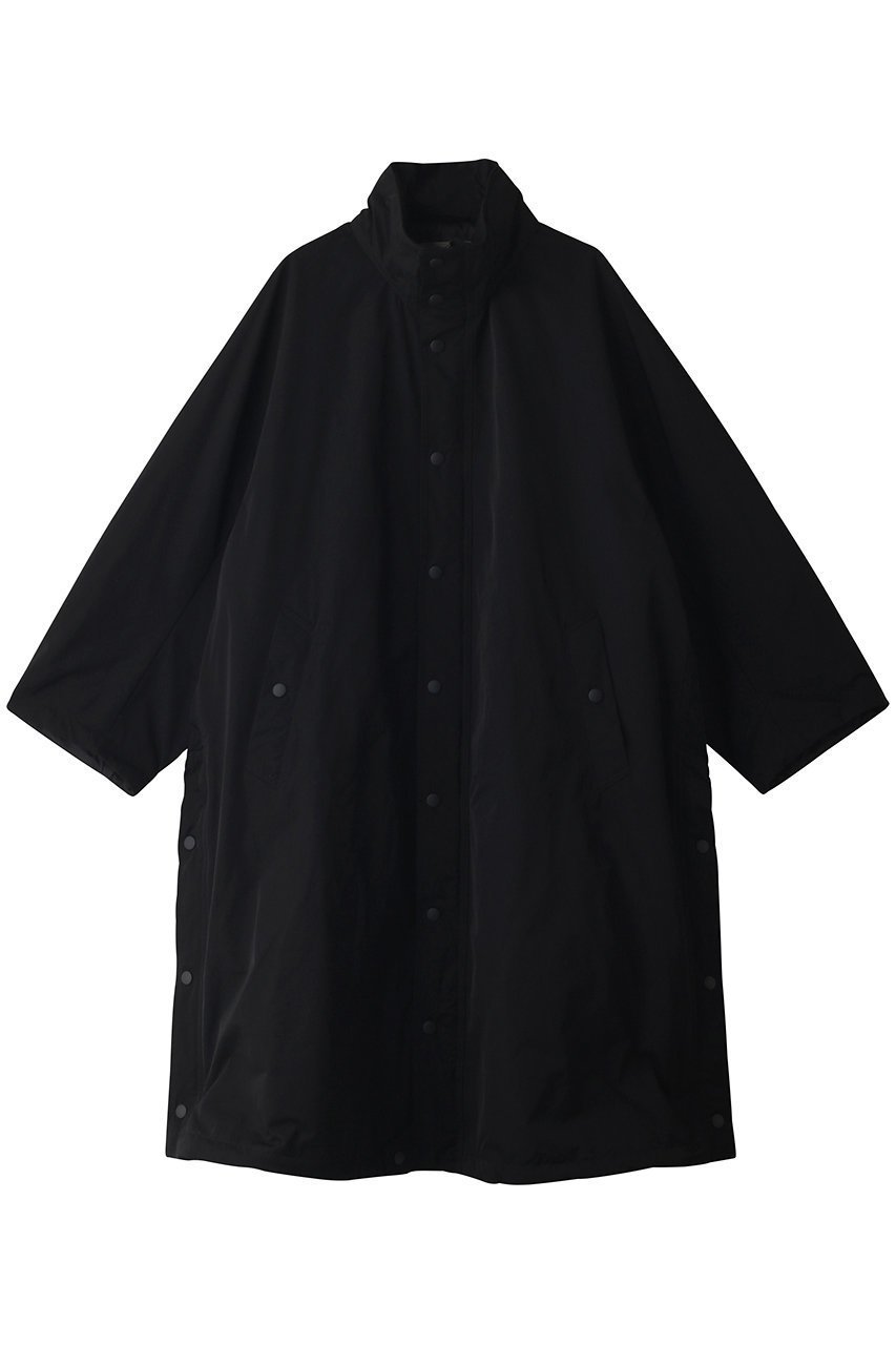 【エリオポール/heliopole】のthe Field Coat インテリア・キッズ・メンズ・レディースファッション・服の通販 founy(ファウニー) 　ファッション　Fashion　レディースファッション　Fashion for Women　アウター　Coat / Outerwear Collection　コート・ロングコート・ピーコート　Long Coats, Peacoats & More　モッズコート・ミリタリー風アウター　Mods & Field Coats　イタリア　Italy　タフタ　Taffeta, Structured Fabric　フォルム　Silhouette, Form　ロング　Long, Long-Length　エレガント 上品　Elegant　冬　Winter / This Winter　防寒　Cold Protection, Winter-Ready　ブラック|ID: prp329100001951954 ipo3291000000036795976