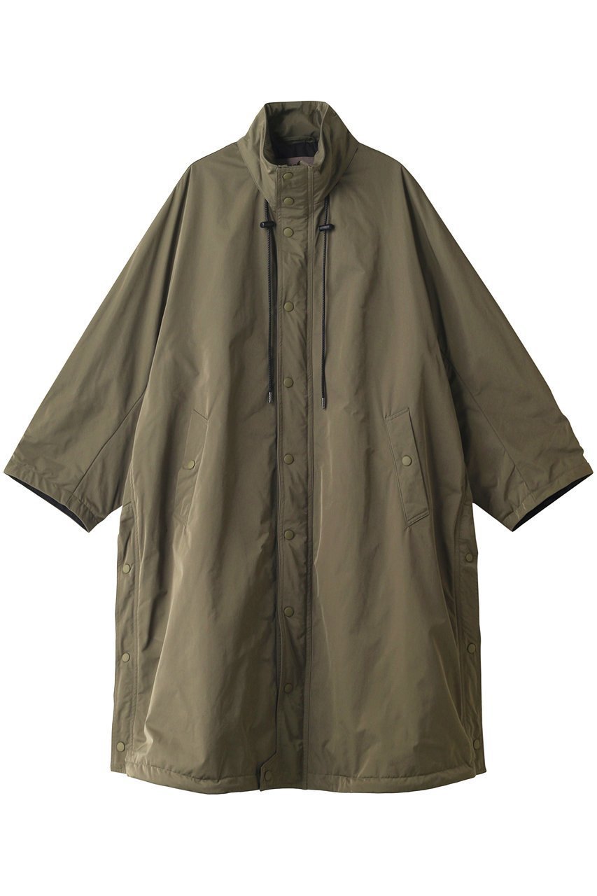 【エリオポール/heliopole】のthe Field Coat インテリア・キッズ・メンズ・レディースファッション・服の通販 founy(ファウニー) 　ファッション　Fashion　レディースファッション　Fashion for Women　アウター　Coat / Outerwear Collection　コート・ロングコート・ピーコート　Long Coats, Peacoats & More　モッズコート・ミリタリー風アウター　Mods & Field Coats　イタリア　Italy　タフタ　Taffeta, Structured Fabric　フォルム　Silhouette, Form　ロング　Long, Long-Length　エレガント 上品　Elegant　冬　Winter / This Winter　防寒　Cold Protection, Winter-Ready　カーキ|ID: prp329100001951954 ipo3291000000036795977