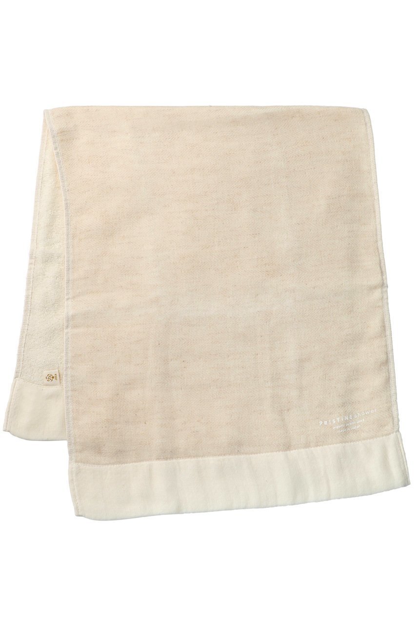 【プリスティン/PRISTINE / GOODS】のリネン混ヘリンボンガーゼ フェイスタオル インテリア・キッズ・メンズ・レディースファッション・服の通販 founy(ファニー) 　ギフト プレゼント　Gift / Present　タオル　Towel, Bath Towel　フェイス　Face, Facial Design　リネン　Linen, Linen Fabric　ナチュラル×グレー|ID: prp329100001954953 ipo3291000000036185008