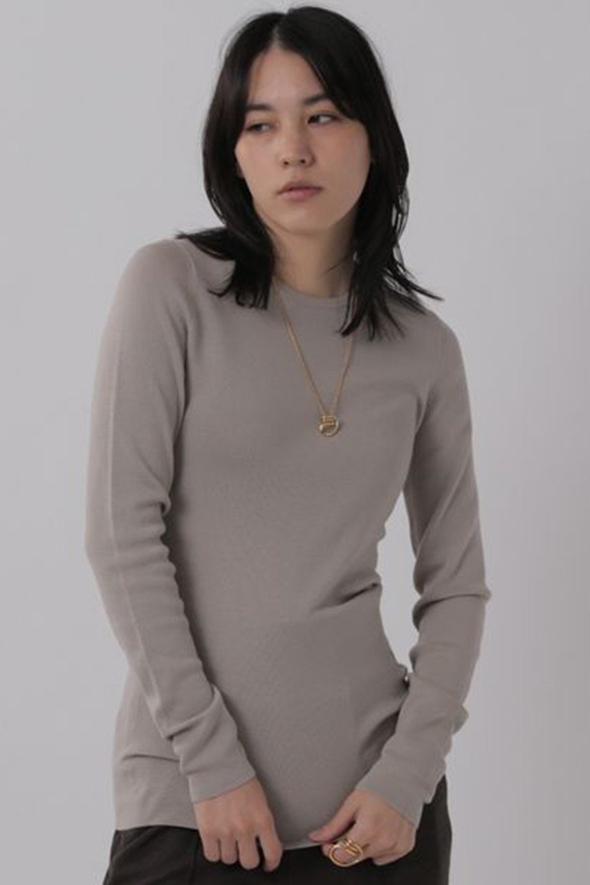 【カオス/Chaos】の18G梳毛クルーネックニットプルオーバー 人気、トレンドファッション・服の通販 founy(ファニー) 　ファッション　Fashion　レディースファッション　Fashion for Women　トップス・カットソー　Cut & Sew Tops　ニット　Knit Tops & Sweaters　カジュアルプルオーバー・ニットトップス　Pullovers & Knit Tops / Casual Pullovers　バランス　Balance, Style Balance　再入荷　Restock / Back in Stock　other-3|ID: prp329100001957277 ipo3291000000035274336