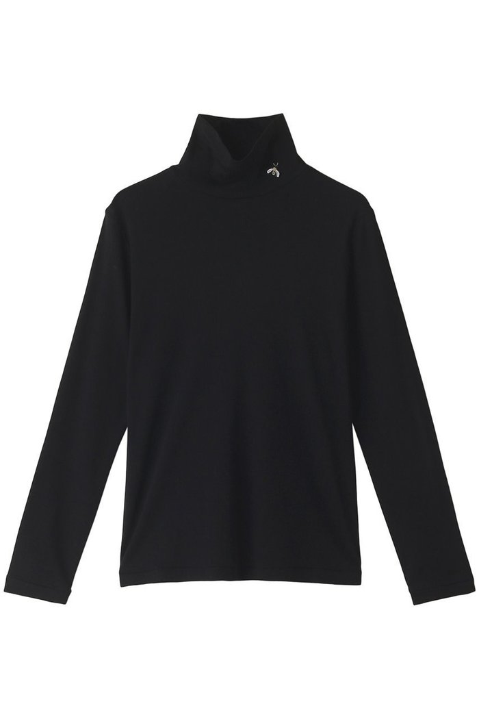 【アンティパスト/ANTIPAST】のコットンフライスハイネックTシャツ with BEE インテリア・キッズ・メンズ・レディースファッション・服の通販 founy(ファニー) https://founy.com/ ファッション Fashion レディースファッション Fashion for Women トップス・カットソー Cut & Sew Tops シャツ・ブラウス・オフィスカジュアル Elegant Blouses & Button-Ups ロングTシャツ・Tシャツ Longline T-Shirts & Tees カットソー・ベーシックTシャツ Cut-and-Sewn Tops / Stretch Tees & Basics インナー Innerwear シンプル Simple, Minimal スタイリッシュ Stylish, Fashionable スリーブ Sleeve, Long Sleeve / Short Sleeve ハイネック High Neck, Mock Neck ロング Long, Long-Length 定番 Standard, Basic Item |ID: prp329100001973172 ipo3291000000032847572