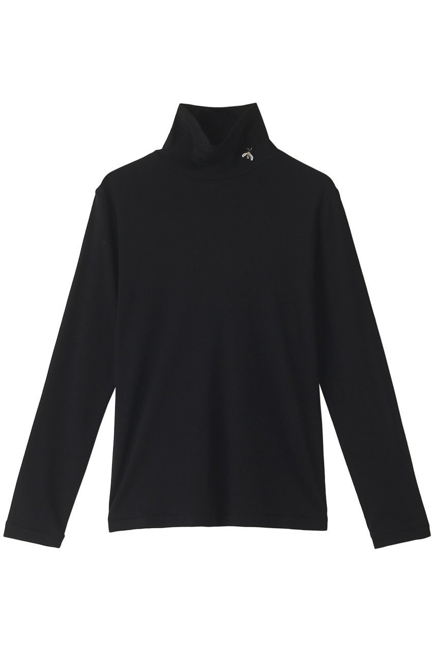 【アンティパスト/ANTIPAST】のコットンフライスハイネックTシャツ with BEE 人気、トレンドファッション・服の通販 founy(ファニー) ファッション Fashion レディースファッション Fashion for Women トップス・カットソー Cut & Sew Tops シャツ・ブラウス・オフィスカジュアル Elegant Blouses & Button-Ups ロングTシャツ・Tシャツ Longline T-Shirts & Tees カットソー・ベーシックTシャツ Cut-and-Sewn Tops / Stretch Tees & Basics インナー Innerwear シンプル Simple, Minimal スタイリッシュ Stylish, Fashionable スリーブ Sleeve, Long Sleeve / Short Sleeve ハイネック High Neck, Mock Neck ロング Long, Long-Length 定番 Standard, Basic Item other-1|ID: prp329100001973172 ipo3291000000032847572