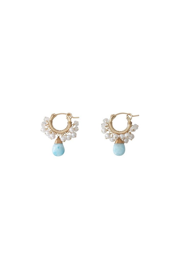 【ナチュラリジュエリ/NATURALI JEWELRY】のラリマードロップ巻フープピアス インテリア・キッズ・メンズ・レディースファッション・服の通販 founy(ファニー) https://founy.com/ ファッション Fashion レディースファッション Fashion for Women ジュエリー Jewelry ファッションリング Fashion Rings イヤリング・フープ・ドロップタイプ Hoop, Drop & Clip Earrings イヤリング Earrings パーティ Party, Party Style パール Pearl, Pearl Accent フープ Hoop, Hoop Earrings マーブル Marble, Marble Pattern |ID: prp329100001980111 ipo3291000000030802500