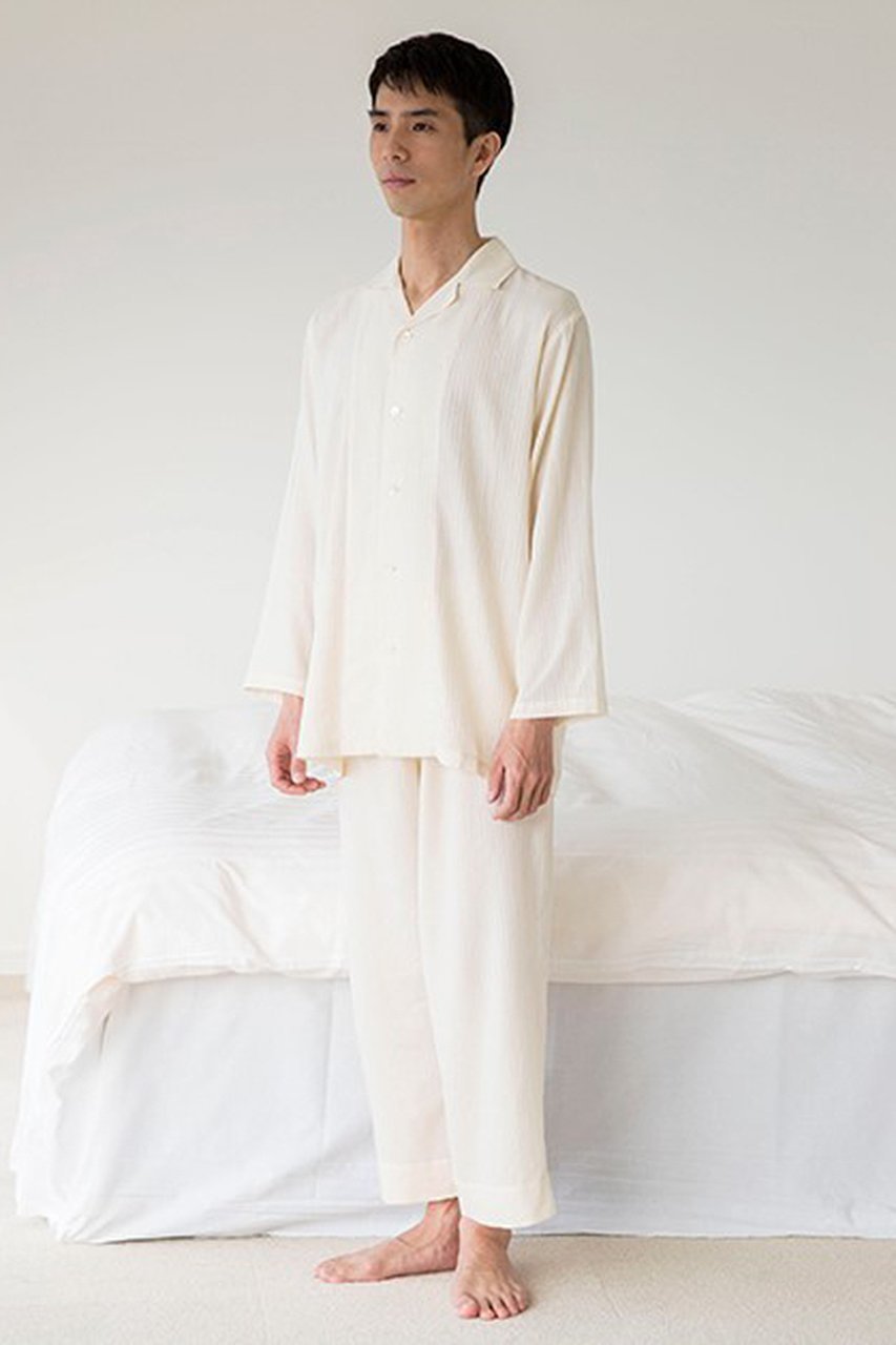 【プリスティン/PRISTINE / MEN】の【MEN】ヘリンボンメンズパジャマ 人気、トレンドファッション・服の通販 founy(ファニー) 　ファッション　Fashion　メンズファッション　Fashion for Men　とろみ　Fluid, Flowy Fabric　シンプル　Simple, Minimal　パジャマ　Pajamas, Sleepwear　other-8|ID: prp329100001980199 ipo3291000000032832399