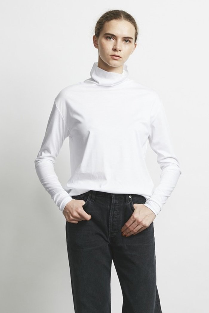 【エリオポール/heliopole】の【smooth skin series】 High Neck カットソー インテリア・キッズ・メンズ・レディースファッション・服の通販 founy(ファニー) https://founy.com/ ファッション Fashion レディースファッション Fashion for Women トップス・カットソー Cut & Sew Tops シャツ・ブラウス・オフィスカジュアル Elegant Blouses & Button-Ups ロングTシャツ・Tシャツ Longline T-Shirts & Tees カットソー・ベーシックTシャツ Cut-and-Sewn Tops / Stretch Tees & Basics カットソー Cut and Sewn Top スリーブ Sleeve, Long Sleeve / Short Sleeve トレンド Trend, Trending Now ベーシック Basic, Essential ロング Long, Long-Length 定番 Standard, Basic Item A/W・秋冬 Autumn/Winter |ID: prp329100001982565 ipo3291000000032892541