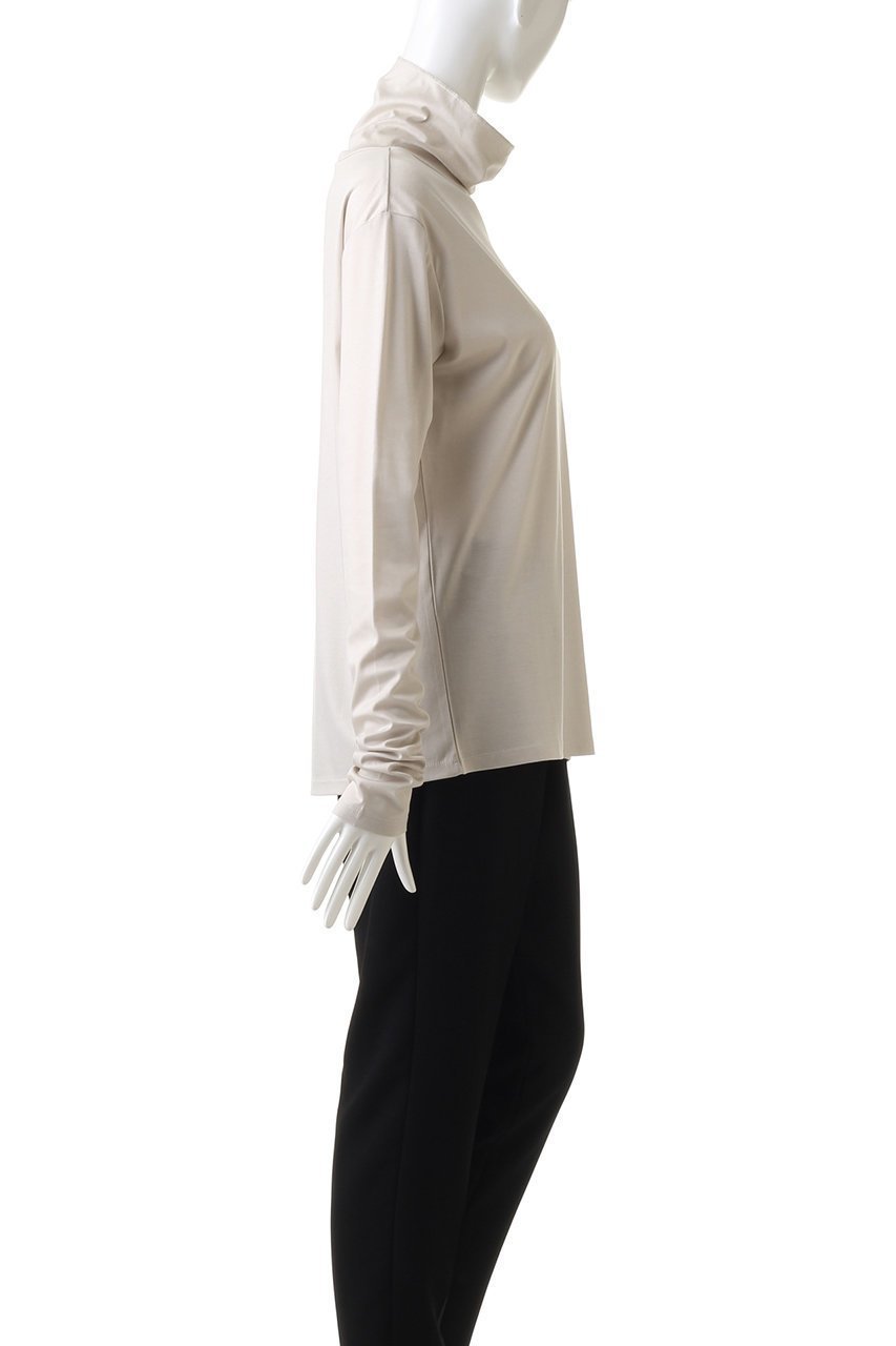 【エリオポール/heliopole】の【smooth skin series】 High Neck カットソー 人気、トレンドファッション・服の通販 founy(ファニー) 　ファッション　Fashion　レディースファッション　Fashion for Women　トップス・カットソー　Cut & Sew Tops　シャツ・ブラウス・オフィスカジュアル　Elegant Blouses & Button-Ups　ロングTシャツ・Tシャツ　Longline T-Shirts & Tees　カットソー・ベーシックTシャツ　Cut-and-Sewn Tops / Stretch Tees & Basics　カットソー　Cut and Sewn Top　スリーブ　Sleeve, Long Sleeve / Short Sleeve　トレンド　Trend, Trending Now　ベーシック　Basic, Essential　ロング　Long, Long-Length　定番　Standard, Basic Item　A/W・秋冬　Autumn/Winter　other-3|ID: prp329100001982565 ipo3291000000032892574