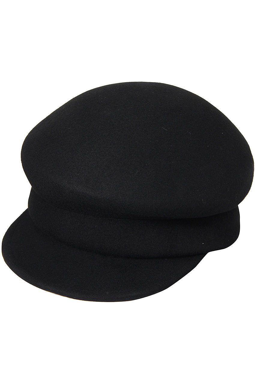 【アルアバイル/allureville】のフェルトキャスケット インテリア・キッズ・メンズ・レディースファッション・服の通販 founy(ファニー) 　ファッション　Fashion　レディースファッション　WOMEN　帽子　Hats　キャスケット　Newsboy　キャップ　Cap　帽子　Hat　ブラック|ID: prp329100001985785 ipo3291000000023823931