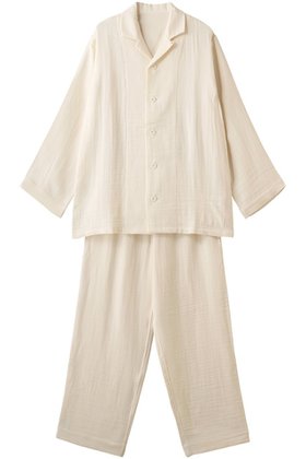 【プリスティン/PRISTINE】 綾Wガーゼ 前開きパジャマ人気、トレンドファッション・服の通販 founy(ファニー) ファッション Fashion レディースファッション WOMEN シンプル Simple パジャマ Pajamas 再入荷 Restock/Back In Stock/Re Arrival |ID:prp329100001995236