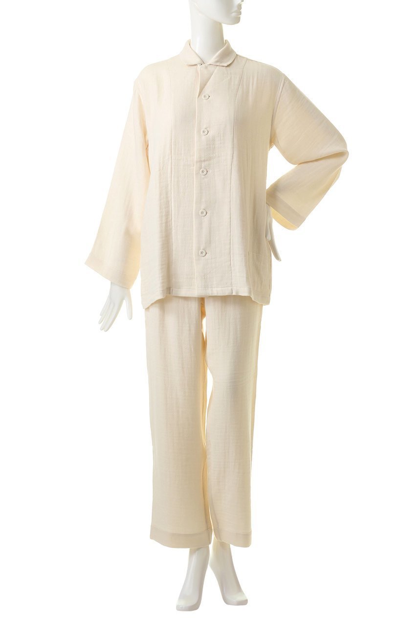 【プリスティン/PRISTINE】の綾Wガーゼ 前開きパジャマ 人気、トレンドファッション・服の通販 founy(ファニー) 　ファッション　Fashion　レディースファッション　WOMEN　シンプル　Simple　パジャマ　Pajamas　other-8|ID: prp329100001995236 ipo3291000000031974251