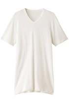 【プリスティン/PRISTINE / MEN】の【MEN】無縫製薄手半袖Vネックシャツ 人気、トレンドファッション・服の通販 founy(ファニー) ファッション Fashion メンズファッション Fashion for Men トップス・カットソー Cut & Sew Tops メンズシャツ Shirts ショート Short, Short Length シンプル Simple, Minimal スリーブ Sleeve, Long Sleeve / Short Sleeve 半袖 Short Sleeve, Half Sleeve thumbnail ホワイト|ID: prp329100001995241 ipo3291000000032839377