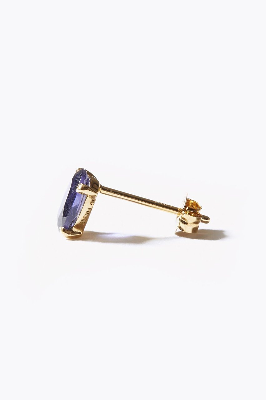 【アルティーダ ウード/ARTIDA OUD】のeden K10 オーバル アイオライト スタッド シングル ピアス 人気、トレンドファッション・服の通販 founy(ファニー) 　ファッション　Fashion　レディースファッション　Fashion for Women　ジュエリー　Jewelry　ファッションリング　Fashion Rings　イヤリング・フープ・ドロップタイプ　Hoop, Drop & Clip Earrings　おすすめ　Recommended / Our Picks　イヤリング　Earrings　オーバル　Oval Design　シェイプ　Shape, Slim Fit　シンプル　Simple, Minimal　ストーン　Stone, Gem-Like　other-4|ID: prp329100002002828 ipo3291000000031248824
