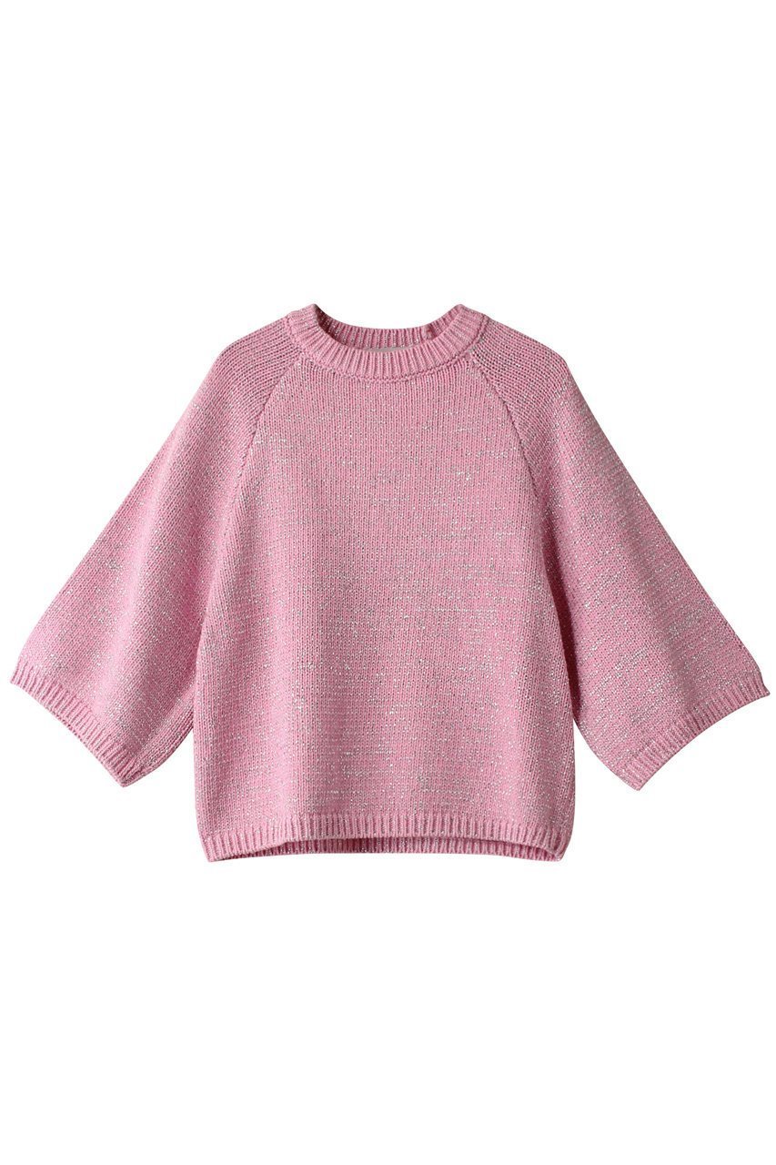 【デパリエ/DEPAREILLE】のラメニットプルオーバー インテリア・キッズ・メンズ・レディースファッション・服の通販 founy(ファウニー) 　ファッション　Fashion　レディースファッション　Fashion for Women　トップス・カットソー　Cut & Sew Tops　ニット　Knit Tops & Sweaters　カジュアルプルオーバー・ニットトップス　Pullovers & Knit Tops / Casual Pullovers　エレガント 上品　Elegant　ピンク|ID: prp329100002009435 ipo3291000000036593425