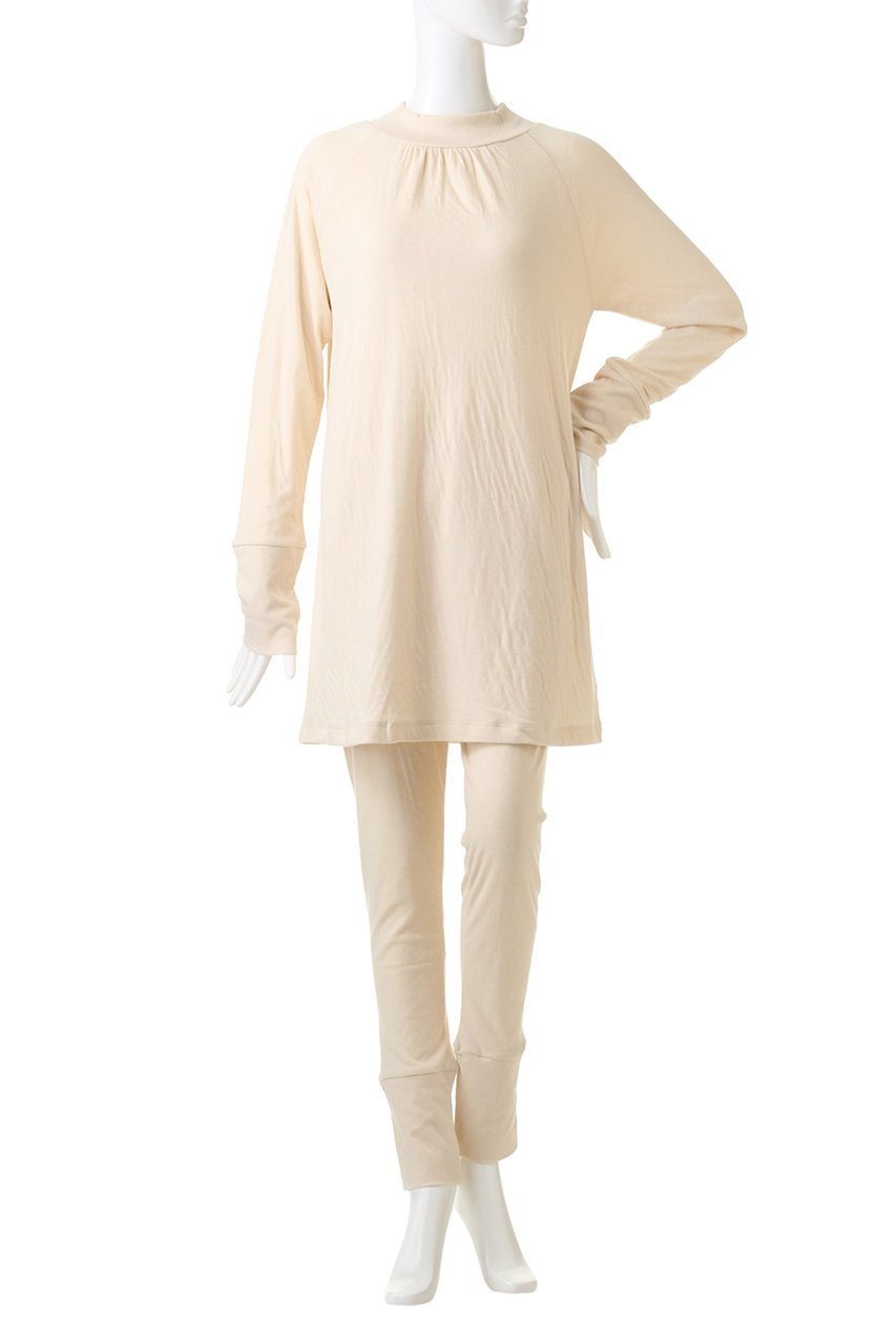 【プリスティン/PRISTINE】のハイネックパジャマ 人気、トレンドファッション・服の通販 founy(ファニー) 　ファッション　Fashion　レディースファッション　Fashion for Women　チュニック　Tunic, Long Top　ハイネック　High Neck, Mock Neck　パジャマ　Pajamas, Sleepwear　リラックス　Relax, Relaxed Fit　レギンス　Leggings, Stretch Pants　A/W・秋冬　Autumn/Winter　other-2|ID: prp329100002019756 ipo3291000000032834265