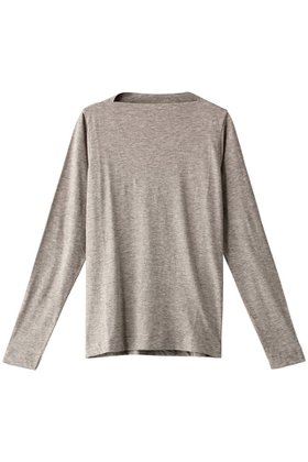 【プリスティン/PRISTINE】 ヤクボートネック長袖Tシャツ人気、トレンドファッション・服の通販 founy(ファニー) ファッション Fashion レディースファッション WOMEN トップス・カットソー Tops/Tshirt シャツ/ブラウス Shirts/Blouses ロング / Tシャツ T-Shirts シンプル Simple 長袖 Long Sleeve |ID:prp329100002019788