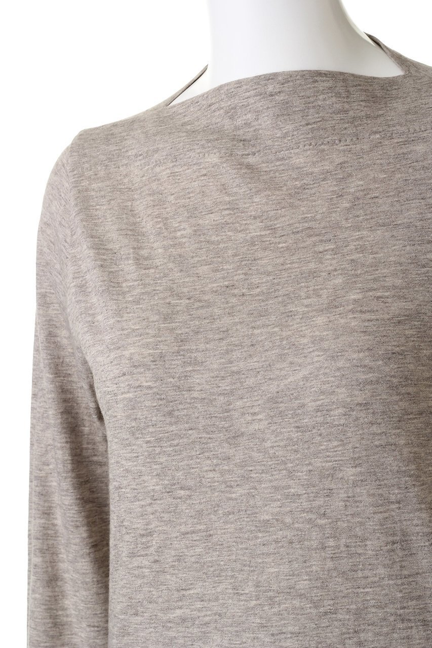 【プリスティン/PRISTINE】のヤクボートネック長袖Tシャツ 人気、トレンドファッション・服の通販 founy(ファニー) 　ファッション　Fashion　レディースファッション　WOMEN　トップス・カットソー　Tops/Tshirt　シャツ/ブラウス　Shirts/Blouses　ロング / Tシャツ　T-Shirts　シンプル　Simple　長袖　Long Sleeve　other-5|ID: prp329100002019788 ipo3291000000031974281
