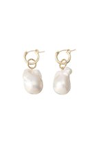 【ナチュラリジュエリ/NATURALI JEWELRY】のバロックパールドロップピアス パール|ID: prp329100002030685 ipo3291000000035555761