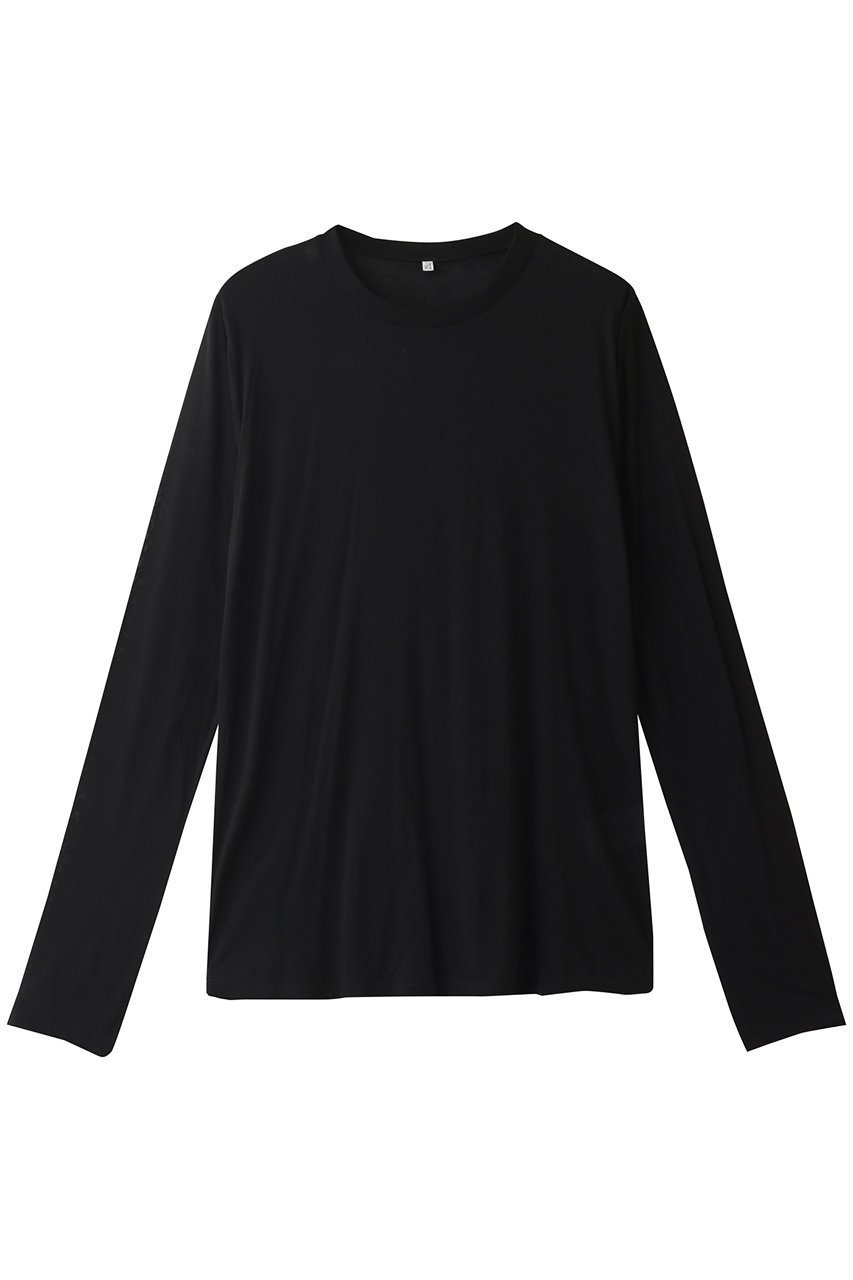 【ガリャルダガランテ/GALLARDAGALANTE】の【BASERANGE】LONG SLEEVE TEE インテリア・キッズ・メンズ・レディースファッション・服の通販 founy(ファニー) 　ファッション　Fashion　レディースファッション　WOMEN　トップス・カットソー　Tops/Tshirt　シャツ/ブラウス　Shirts/Blouses　ロング / Tシャツ　T-Shirts　カットソー　Cut and Sewn　なめらか　Smooth　シンプル　Simple　スリーブ　Sleeve　ロング　Long　ブラック|ID: prp329100002041718 ipo3291000000020701197