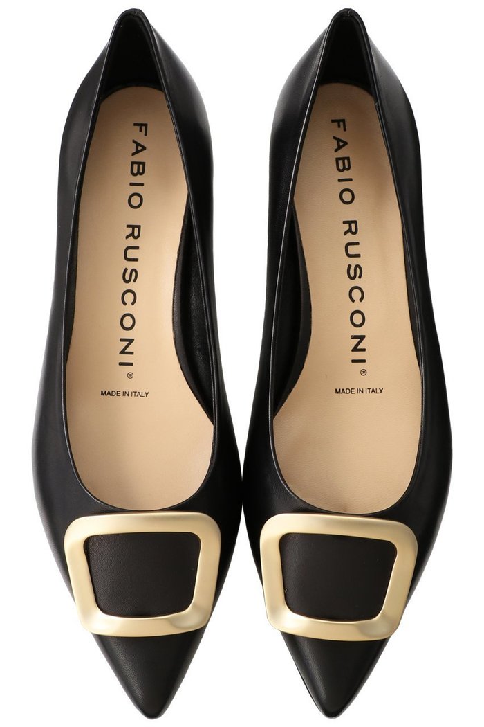 【エスメラルダ/Esmeralda】の【FABIO RUSCONI】モチーフフラットパンプス インテリア・キッズ・メンズ・レディースファッション・服の通販 founy(ファニー) https://founy.com/ ファッション Fashion レディースファッション Fashion for Women シンプル Simple, Minimal フラット Flat, Flat Shoes リュクス Luxury, Elegant, High-End, Chic エレガント 上品 Elegant |ID: prp329100002041731 ipo3291000000032774224