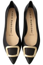 【エスメラルダ/Esmeralda】の【FABIO RUSCONI】モチーフフラットパンプス ブラック|ID: prp329100002041731 ipo3291000000032774225