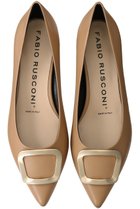 【エスメラルダ/Esmeralda】の【FABIO RUSCONI】モチーフフラットパンプス ベージュ|ID: prp329100002041731 ipo3291000000032774226