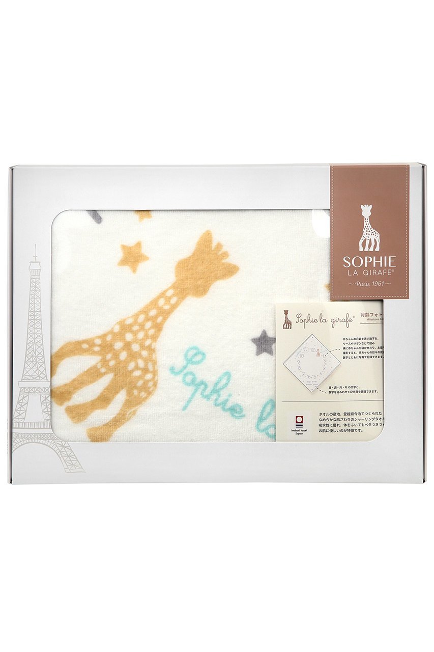 【キリンのソフィー/Sophie la girafe / KIDS】の【BABY】マイルストーン・バスタオル 月齢タオル 人気、トレンドファッション・服の通販 founy(ファニー) 　ギフト プレゼント　Gift / Present　タオル　Towel, Bath Towel　プリント　Print, Printed Pattern　ボックス　Boxy, Box Shape　リボン　Ribbon, Bow　other-3|ID: prp329100002052133 ipo3291000000036236430