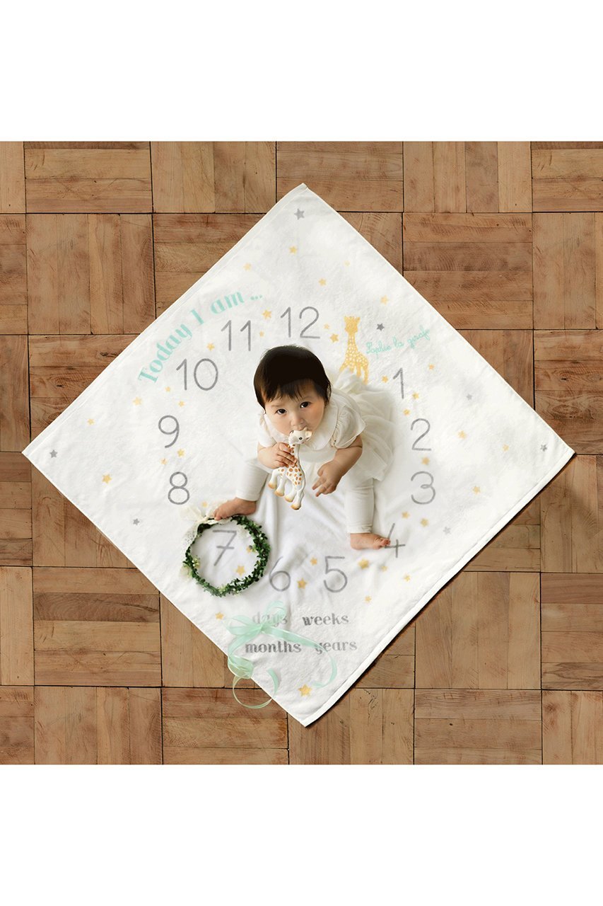 【キリンのソフィー/Sophie la girafe / KIDS】の【BABY】マイルストーン・バスタオル 月齢タオル 人気、トレンドファッション・服の通販 founy(ファニー) 　ギフト プレゼント　Gift / Present　タオル　Towel, Bath Towel　プリント　Print, Printed Pattern　ボックス　Boxy, Box Shape　リボン　Ribbon, Bow　other-6|ID: prp329100002052133 ipo3291000000036236436